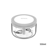 Food Mixers & Blenders: Ecoco 3 Sizes Cutter Set Easy Chopper Mincer Mixer Slicer Dicer Blender Shredder For Onion Garlic Black