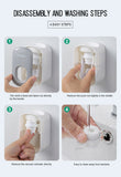 Toothbrush Holders: Ecoco Wall mount auto ands Free Toothpaste Dispenser Automatic Toothpaste Squeezer Bathroom Toothpaste Holder Black
