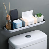 Towel Racks & Holders: Bathroom Shelves Organizer Wall Mount Home Towel shelf Shampoo Rack With Towel Bar Storage Rack Bathroom Accessories Black