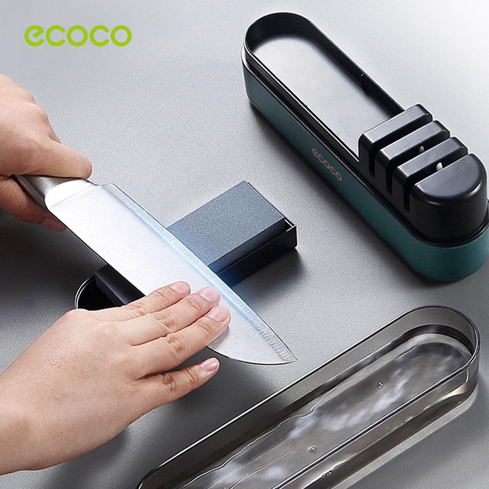 Kitchen Knives: Multipurpose Ceramic Carbide Knife Shapener For Knives Scissors Cleaver Keychain Green