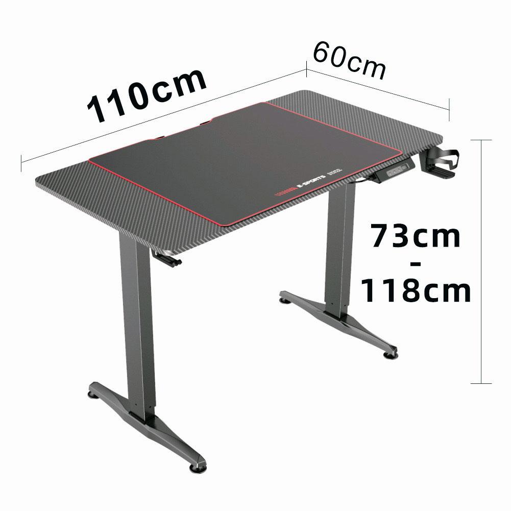 Desks: Gaming Standing Desk Home Office Lift Electric Height Adjustable Sit To Stand Motorized Standing Desk 1160