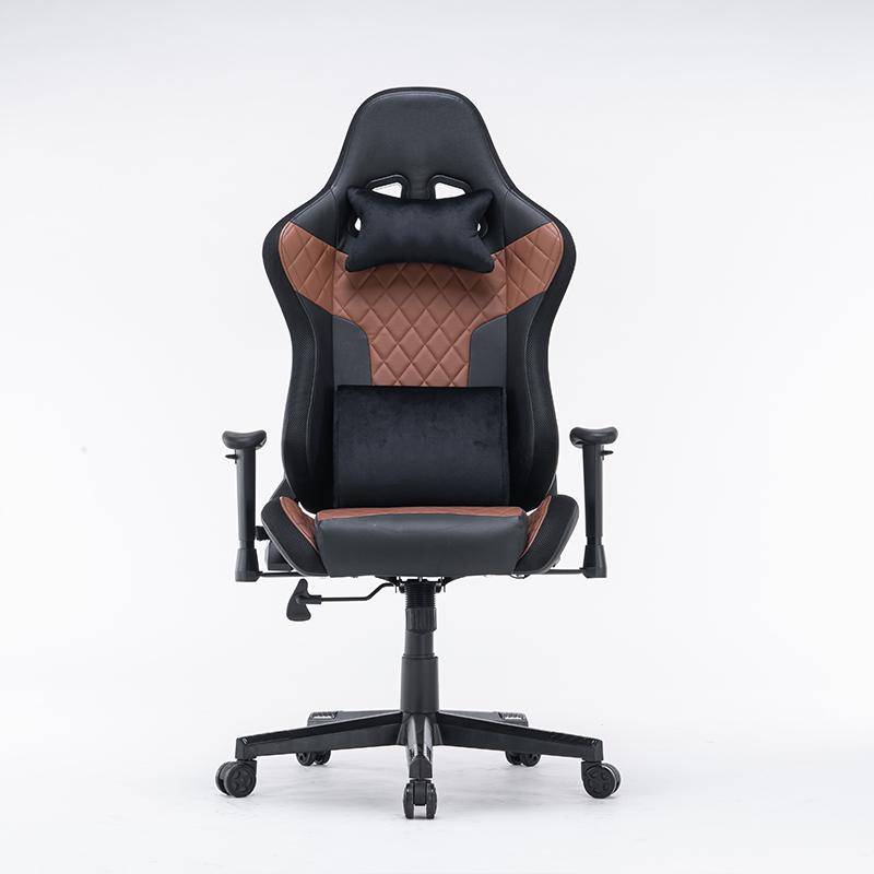 Gaming Chairs: 7 RGB Lights Bluetooth Speaker Gaming Chair Ergonomic Racing chair 165° Reclining Gaming Seat 4D Armrest Footrest Black