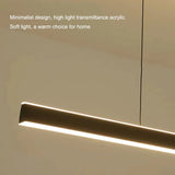 Ceiling Lights: Modern Minimalist Trapezoid Pendant Light Adjustable LED Bar Light White