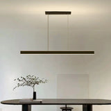 Ceiling Lights: Modern Minimalist Trapezoid Pendant Light Adjustable LED Bar Light White
