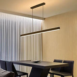 Ceiling Lights: Modern Minimalist Trapezoid Pendant Light Adjustable LED Bar Light White