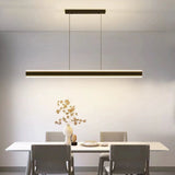Ceiling Lights: Modern Minimalist Trapezoid Pendant Light Adjustable LED Bar Light White