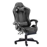 Gaming Chairs: Gaming Chair Office Computer Seating Racing PU Executive Racer Recliner Large Blue