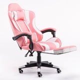 Gaming Chairs: Gaming Chair Office Computer Seating Racing PU Executive Racer Recliner Large Blue