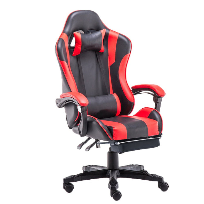 Gaming Chairs: Gaming Chair Office Computer Seating Racing PU Executive Racer Recliner Large Blue