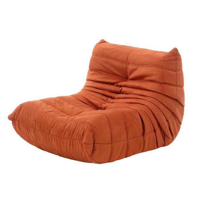 Sofas & Sofa Beds: High Back Single Fireside Togo Sofa Chair Cozy Lounge Chair with Ottoman High Density Sponge Multiple Colors Comfortable and Durable (Green)