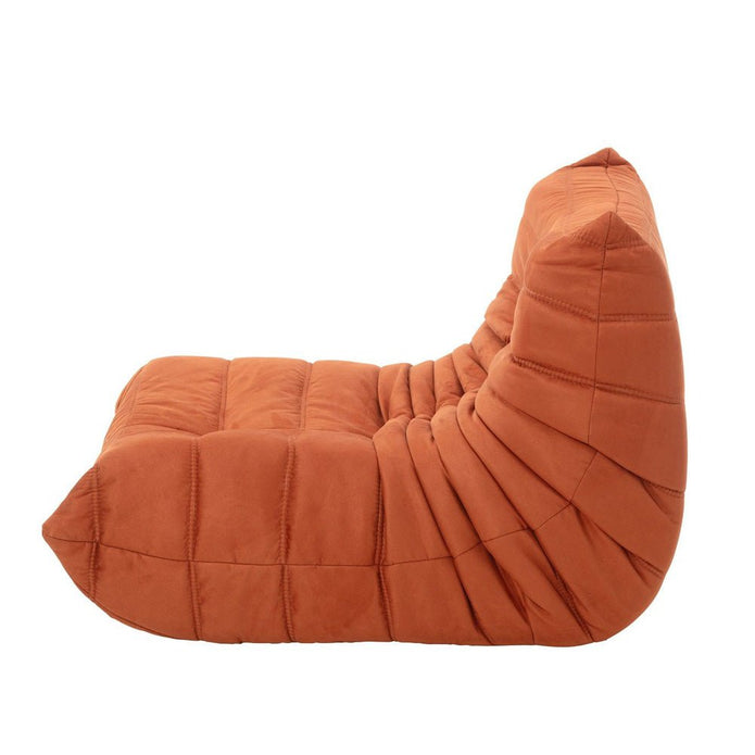 Sofas & Sofa Beds: High Back Single Fireside Togo Sofa Chair Cozy Lounge Chair with Ottoman High Density Sponge Multiple Colors Comfortable and Durable (Green)