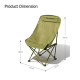 Camp Furniture: RAZOJESS Enlarged Moon Chair for Outdoor Camping Fishing Picnic  Green