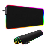 Desk Accessories: LED Gaming Mouse Pad Large RGB Extended Mousepad Keyboard Desk Anti-slip Mat