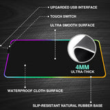 Desk Accessories: LED Gaming Mouse Pad Large RGB Extended Mousepad Keyboard Desk Anti-slip Mat