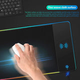 Mouse & Accessories: RGB Wireless 15W Oversized Charger Mouse Pad 800x300 MM Gaming Mouse Pad