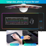 Mouse & Accessories: RGB Wireless 15W Oversized Charger Mouse Pad 800x300 MM Gaming Mouse Pad