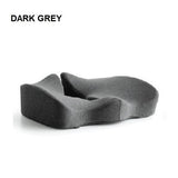 Office & Desk Chairs: Premium Memory Foam Seat Cushion Coccyx Orthopedic Back Pain Relief Chair Pillow Office Dark Grey