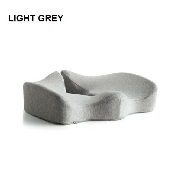Office & Desk Chairs: Premium Memory Foam Seat Cushion Coccyx Orthopedic Back Pain Relief Chair Pillow Office Dark Grey