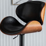 Table & Bar Stools: SERENITà European Black Modern Bar Stools Swivel Bar Stool Chair Counter Height Barstool with 360 Degree Swivel Seat