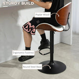 Table & Bar Stools: SERENITà European White Modern Bar Stools Swivel Bar Stool Chair Counter Height Barstool with 360 Degree Swivel Seat