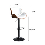 Table & Bar Stools: SERENITà European White Modern Bar Stools Swivel Bar Stool Chair Counter Height Barstool with 360 Degree Swivel Seat