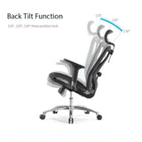 Office & Desk Chairs: Sihoo M57 Ergonomic Office Chair, Computer Chair Desk Chair High Back Chair Breathable,3D Armrest and Lumbar Support Grey without Footrest