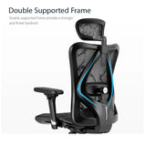 Office & Desk Chairs: Sihoo M57 Ergonomic Office Chair, Computer Chair Desk Chair High Back Chair Breathable,3D Armrest and Lumbar Support Grey without Footrest