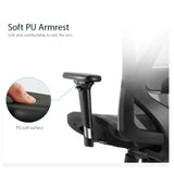 Office & Desk Chairs: Sihoo M57 Ergonomic Office Chair, Computer Chair Desk Chair High Back Chair Breathable,3D Armrest and Lumbar Support Grey without Footrest