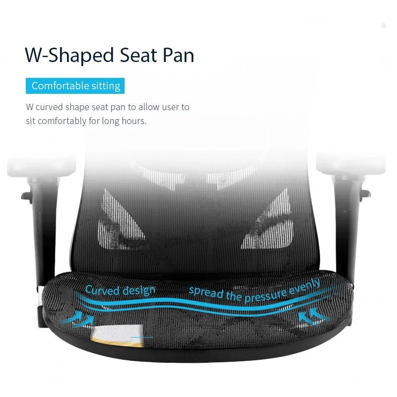Office & Desk Chairs: Sihoo M57 Ergonomic Office Chair, Computer Chair Desk Chair High Back Chair Breathable,3D Armrest and Lumbar Support Grey without Footrest