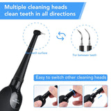 Automotive Decor: Electric Ultrasonic Dental Tartar Plaque Calculus Tooth Remover Set Kits Cleaner with LED Screen