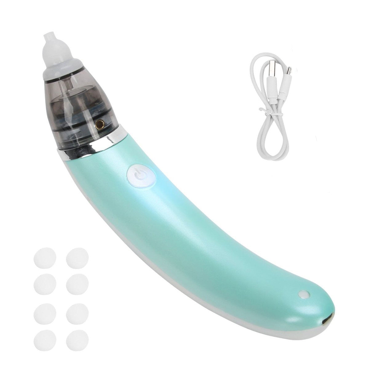 Baby Health & Grooming Kits: Baby Nasal Aspirator Electric Safe Hygienic Nose Cleaner Snot Sucker For baby (Green)
