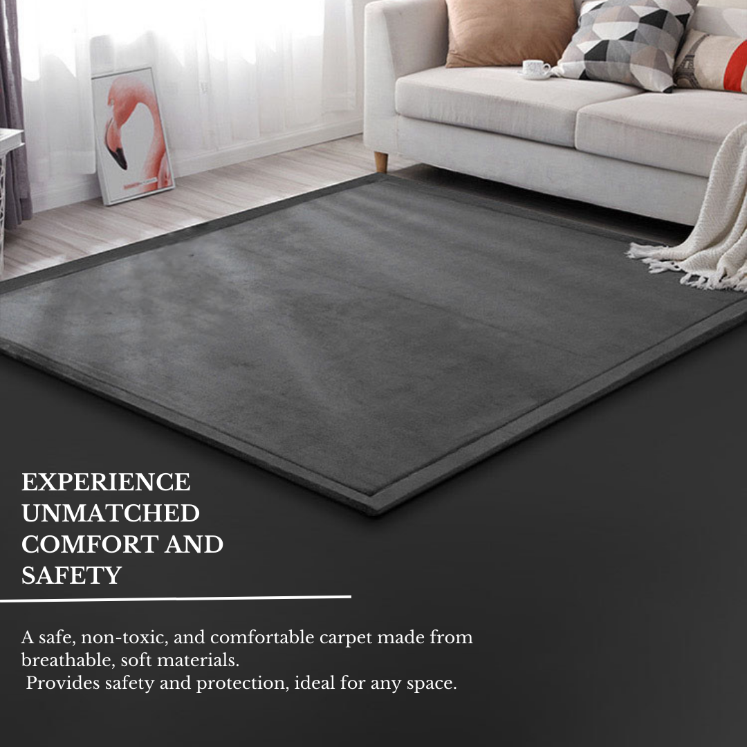 Dog Beds: Soft Touch Ultra Plush Memory Foam Tatami Stone Grey Mat - 150 x 200 CM