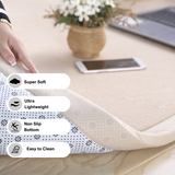 Dog Beds: Soft Touch Ultra Plush Memory Foam Tatami Soft Ivory Mat - 200 X 300 CM