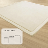 Dog Beds: Soft Touch Ultra Plush Memory Foam Tatami Soft Ivory Mat - 200 X 300 CM