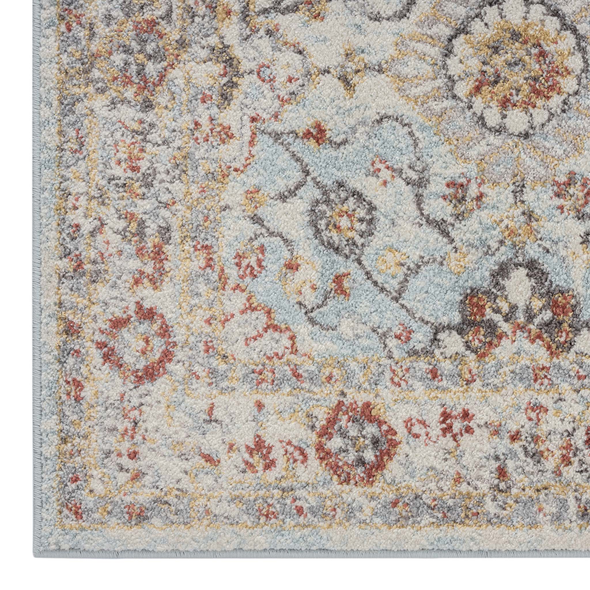 Round Rugs: Asher Country Rug - Blue - 120x170