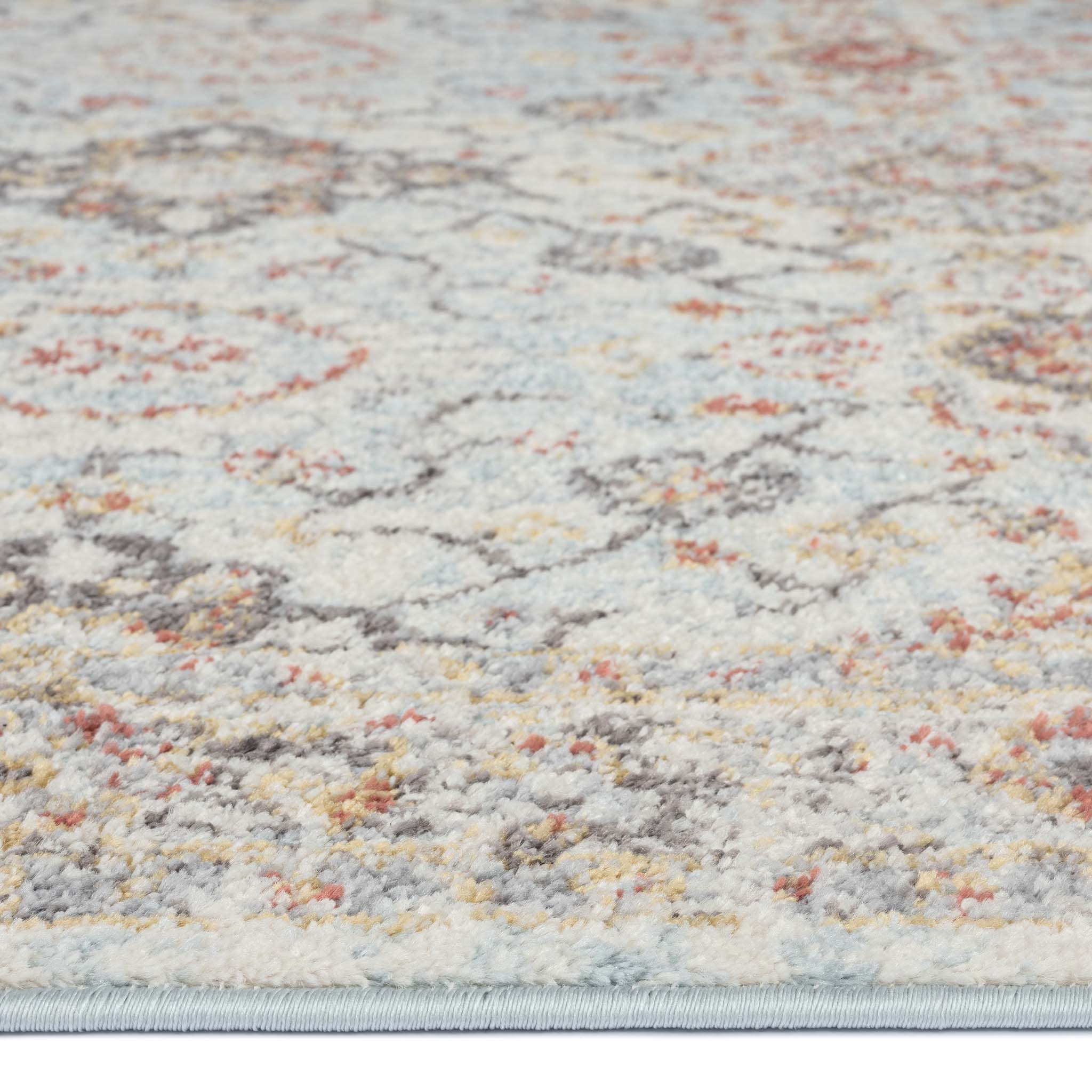 Round Rugs: Asher Country Rug - Blue - 120x170