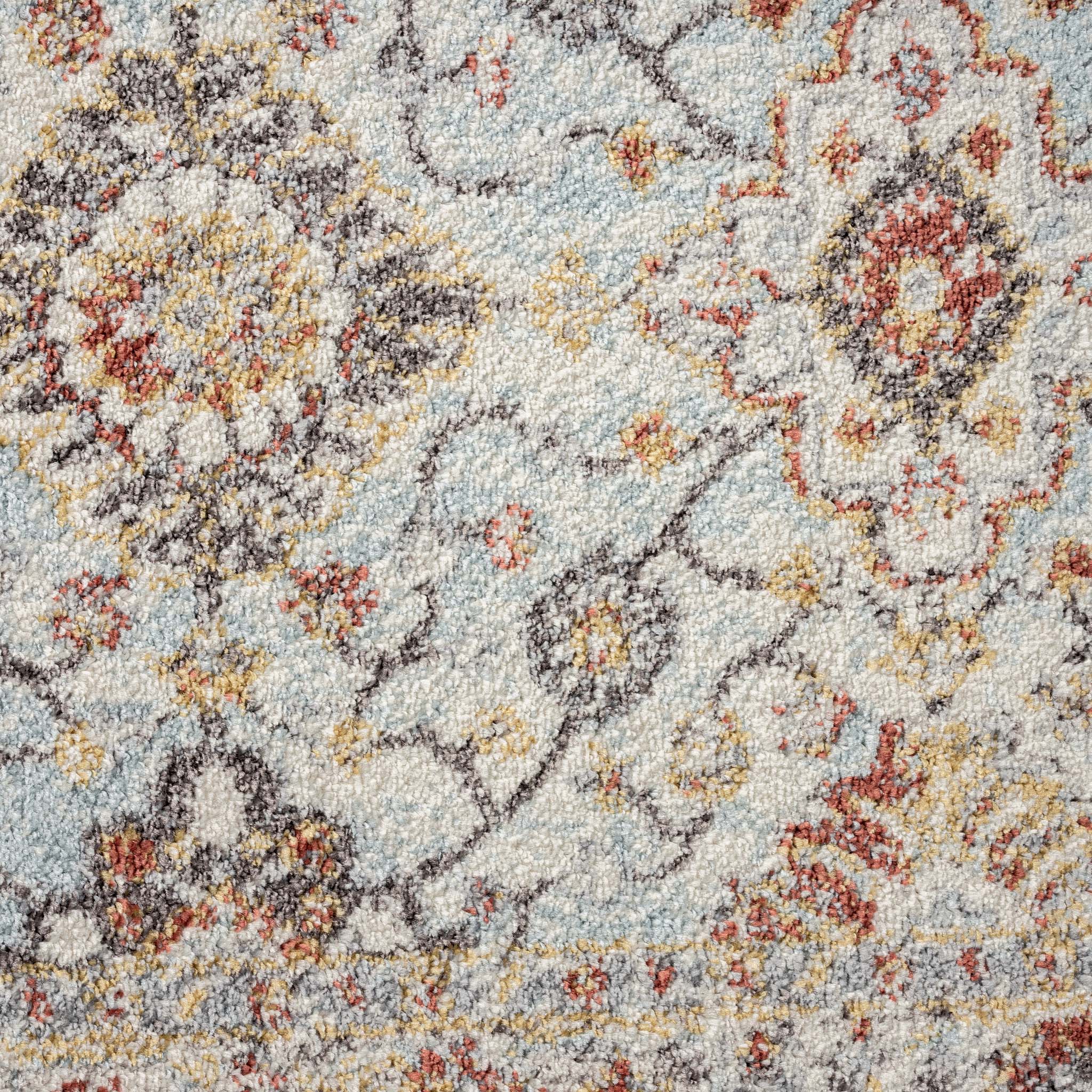 Round Rugs: Asher Country Rug - Blue - 120x170