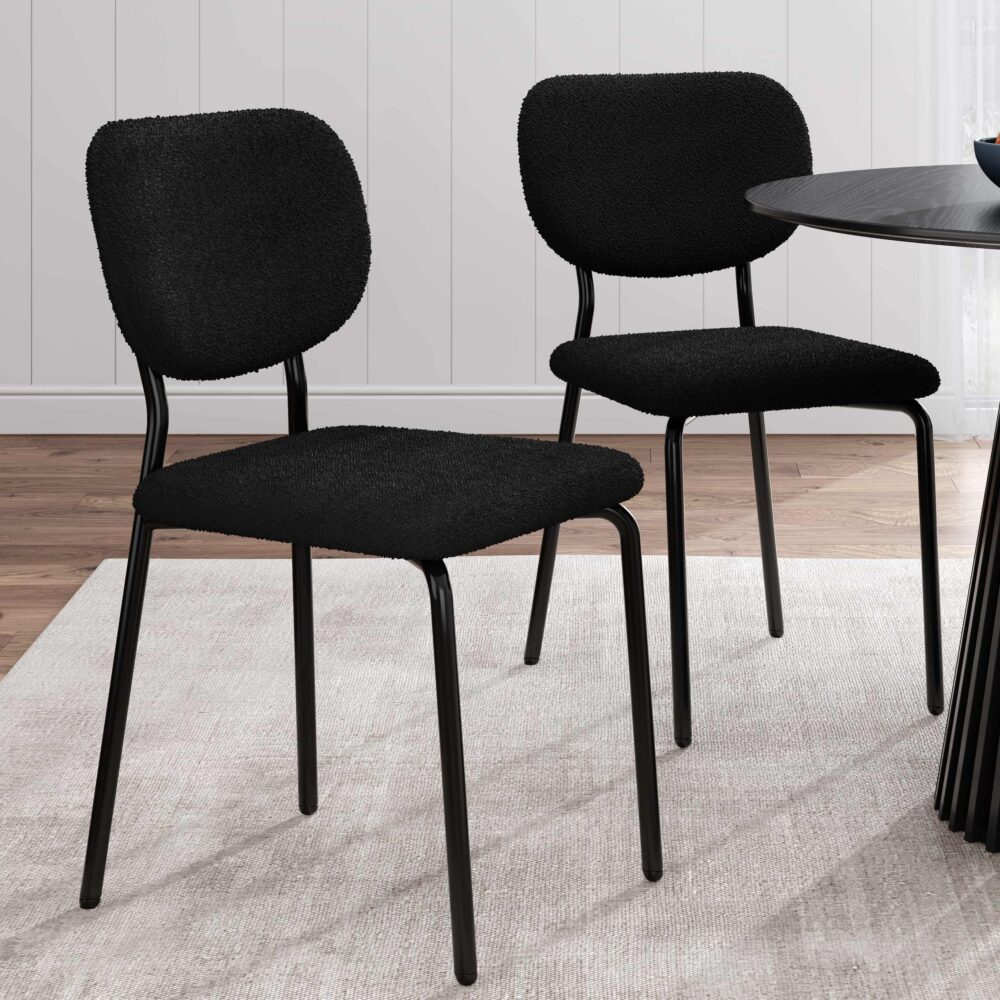 Kitchen & Dining Chairs: Charcoal Charm Armless Dining Chair Duo