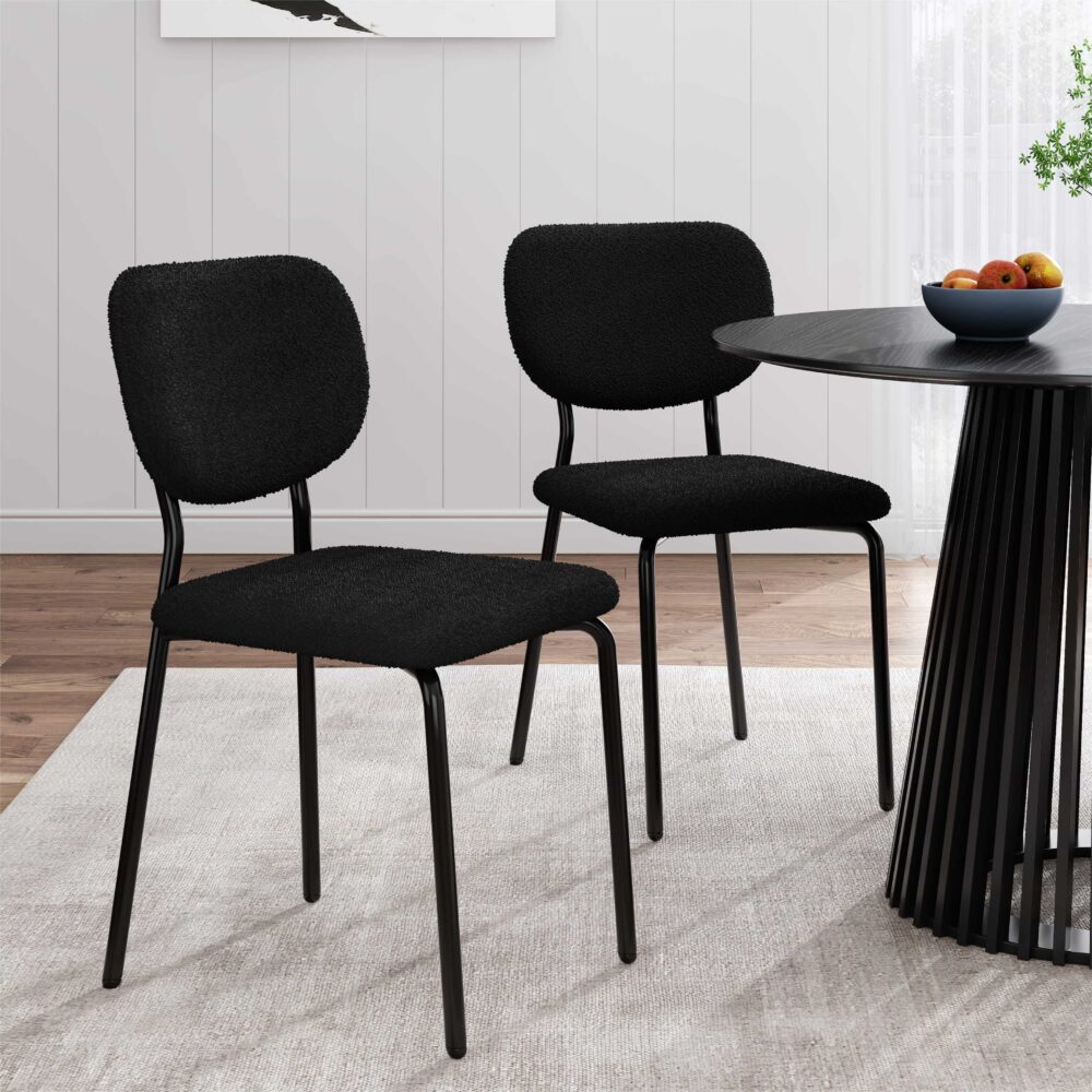 Kitchen & Dining Chairs: Charcoal Charm Armless Dining Chair Duo