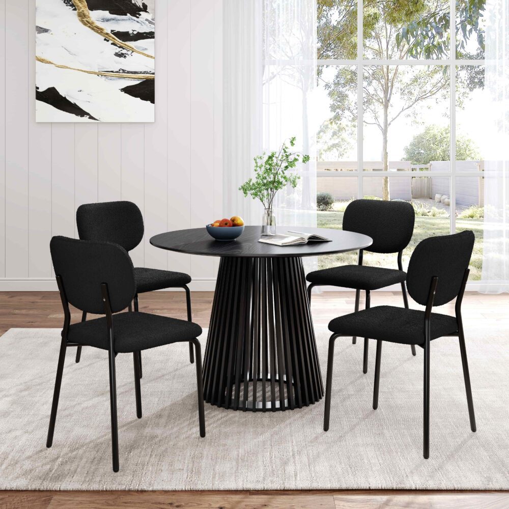 Kitchen & Dining Chairs: Charcoal Charm Armless Dining Chair Duo