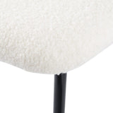 Kitchen & Dining Chairs: White Whisper Teddy Fabric Dining Duo
