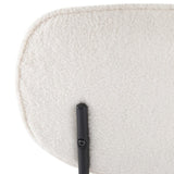 Kitchen & Dining Chairs: White Whisper Teddy Fabric Dining Duo