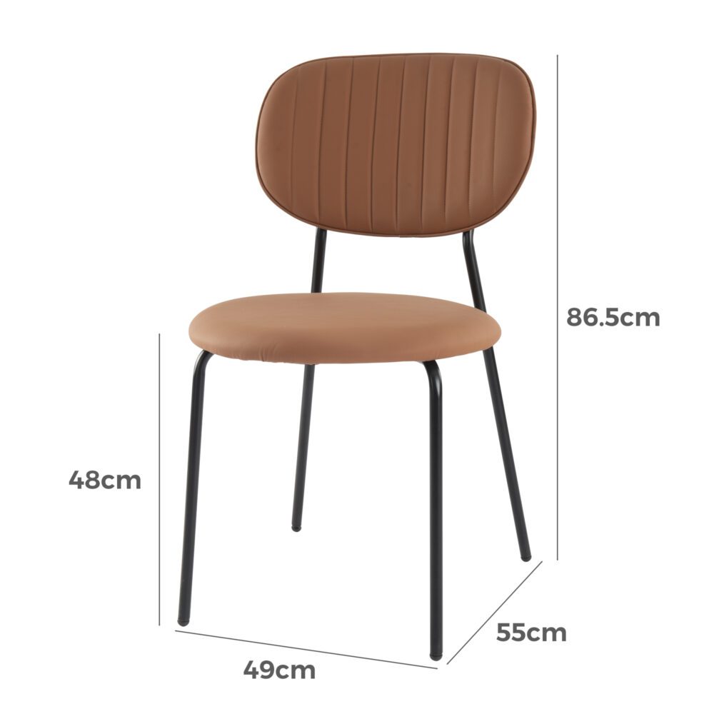 Kitchen & Dining Chairs: Tan Temptation Chair Duo