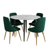 Dining Set: Velvet Elegance Dining Set