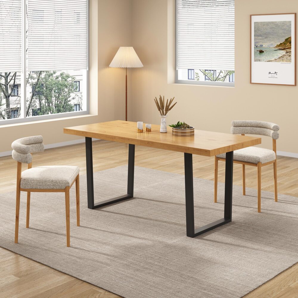 Dining Tables: Venice Rectangular Dining Table 170cm Natural