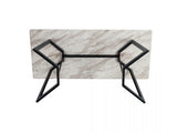 Dining Tables: Rectangular Marble-Effect Table