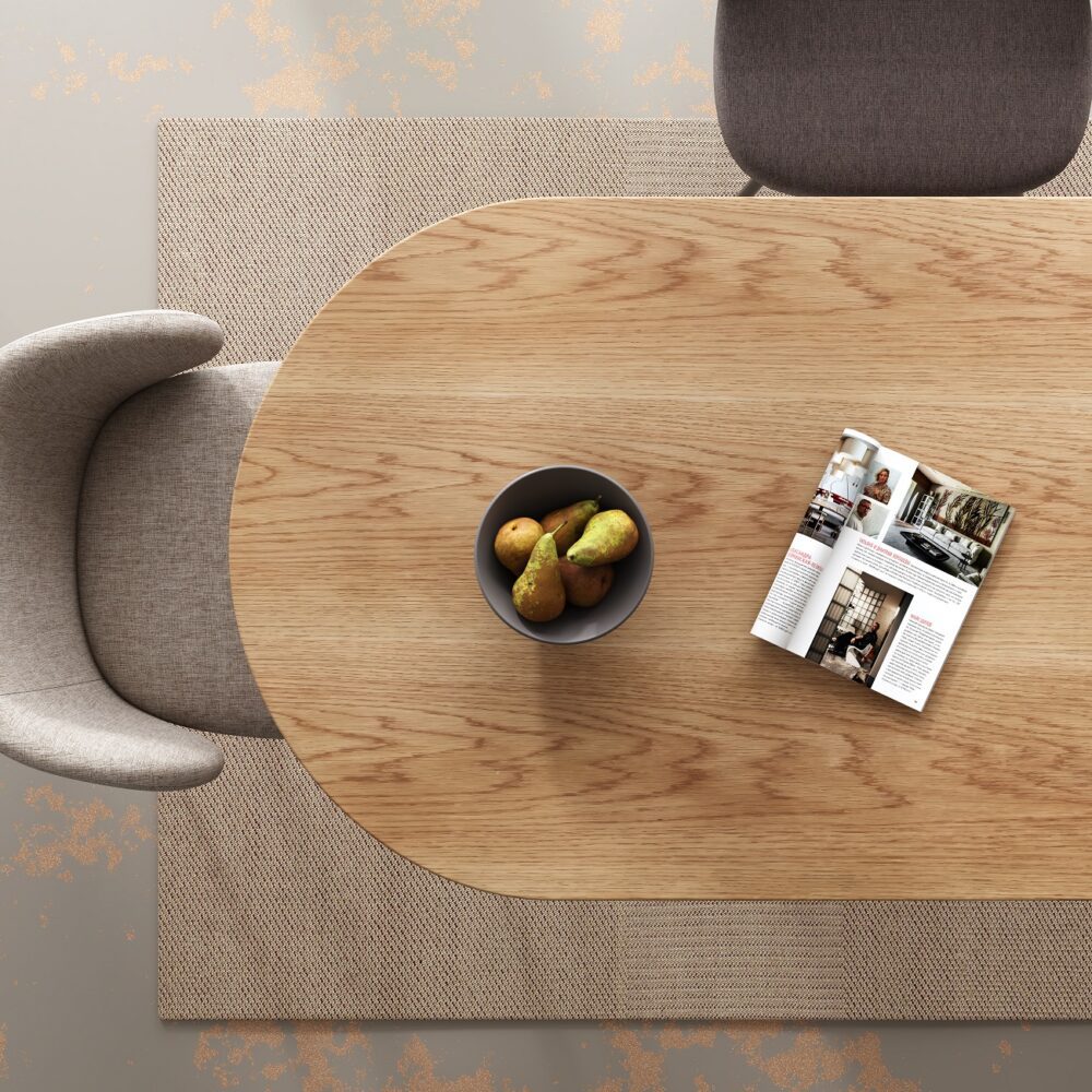 Dining Tables: Clara Gather Round Oval Dining Table