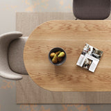 Dining Tables: Clara Gather Round Oval Dining Table