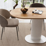 Dining Tables: Clara Gather Round Oval Dining Table
