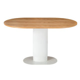 Dining Tables: Clara Gather Round Oval Dining Table